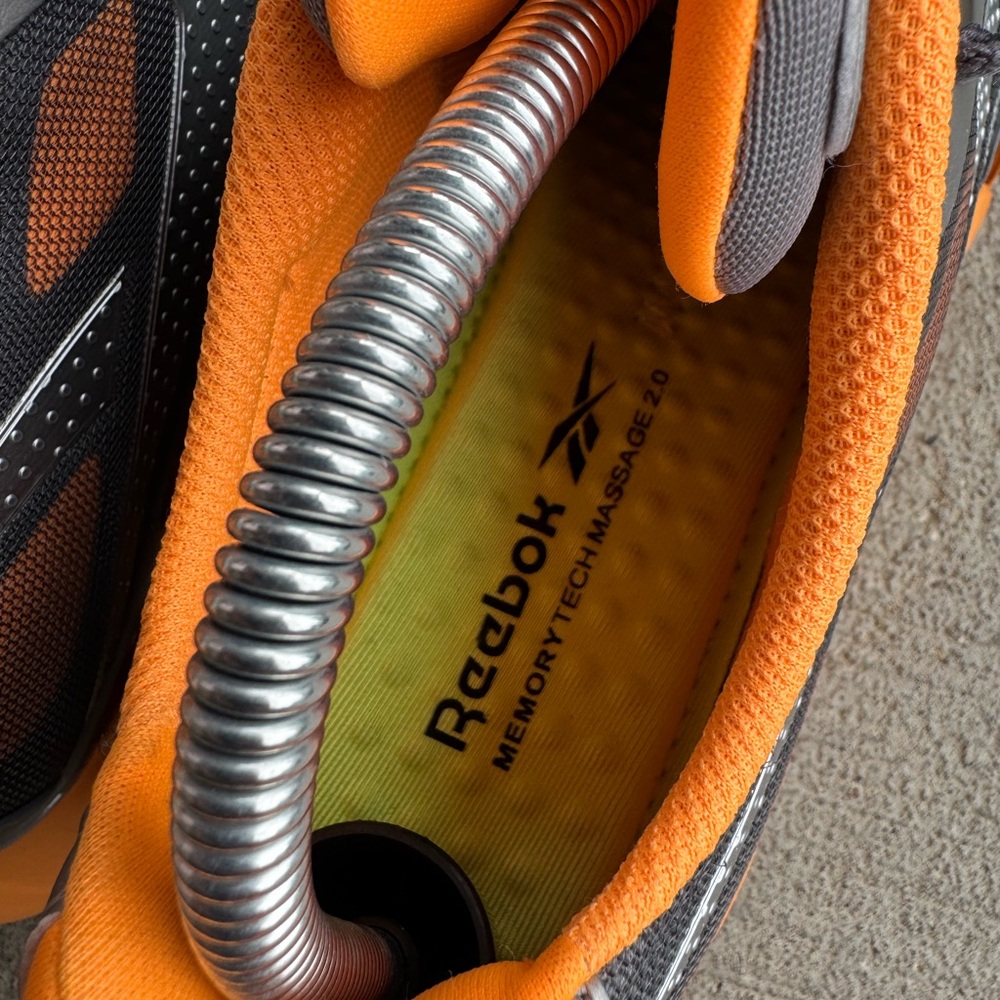 Reebok Zig Pulse Composite Toe Work Shoes Orange Silver RB322 Womens Size 10 M - Picture 9 of 11